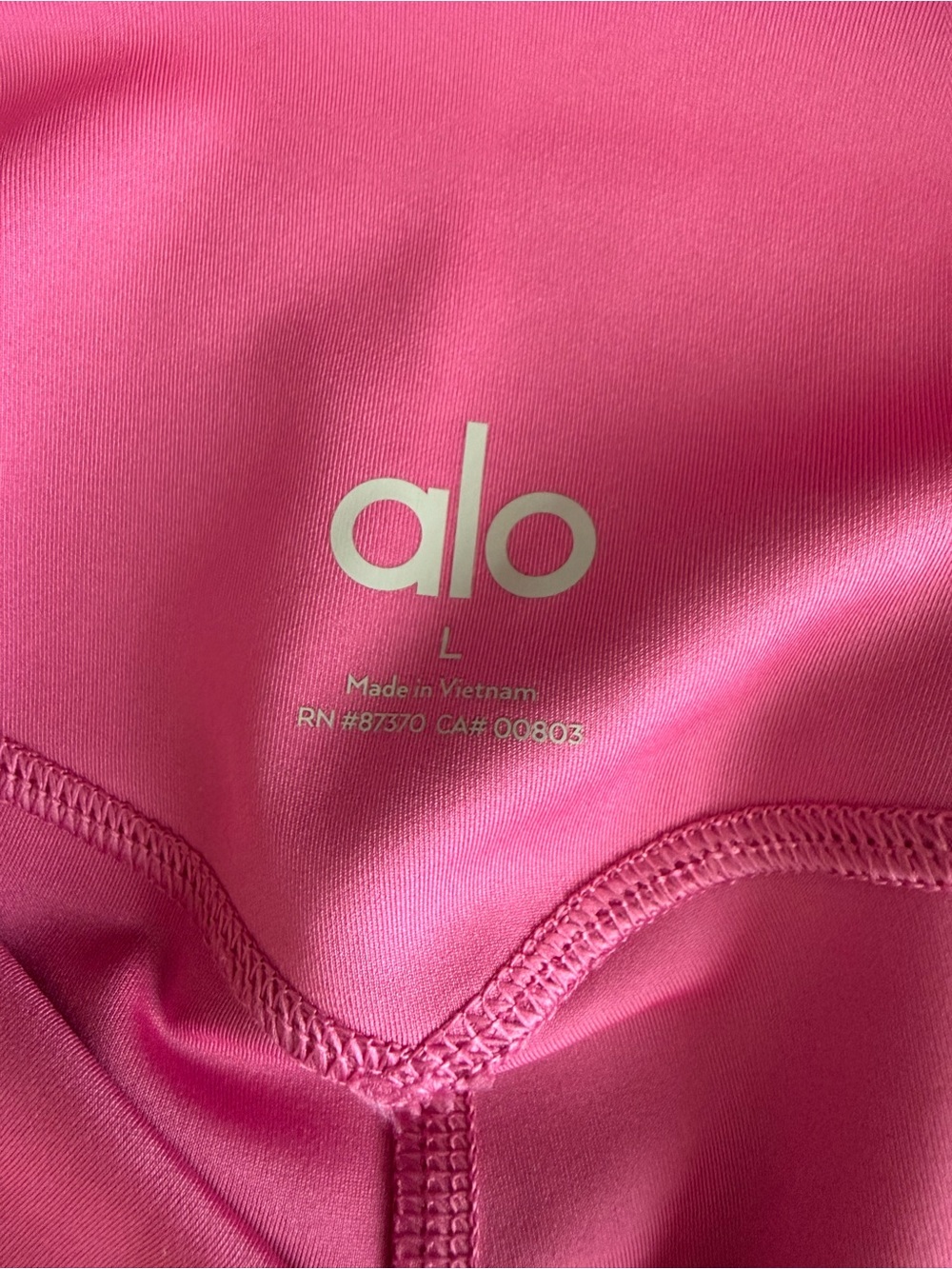 Alo Airlift Energy Short 5” Pink - Picture 4 of 7